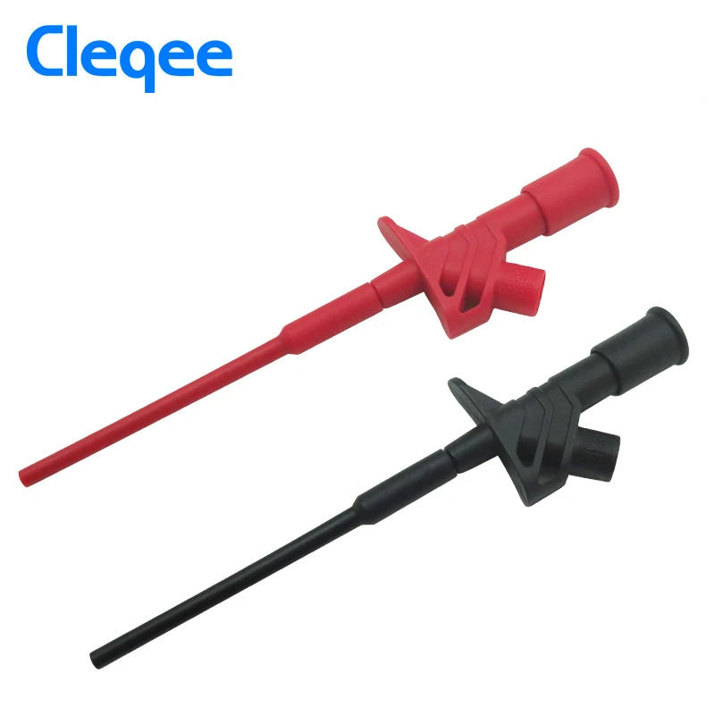 Cleqee P5004 Professional Insulated Quick Test Hook Clip High Voltage Flexible Testing Probe