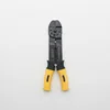 8" crimping tools with yellow and black handle