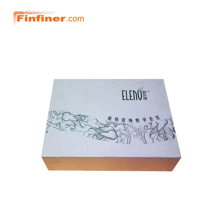 Custom Print Cosmetic Packaging White Cardboard Gift Paper Box Gift Package Paper Cardboard Cosmetic Box Printing