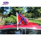 Wholesale custom 100% polyester car flag with pole