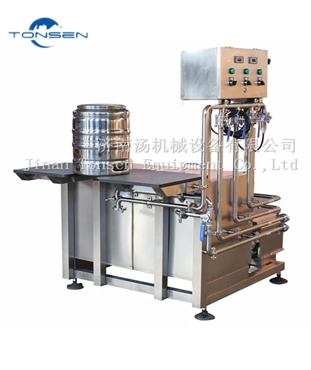best seller one station manual beer keg washing machine/keg washer from Chinese factory