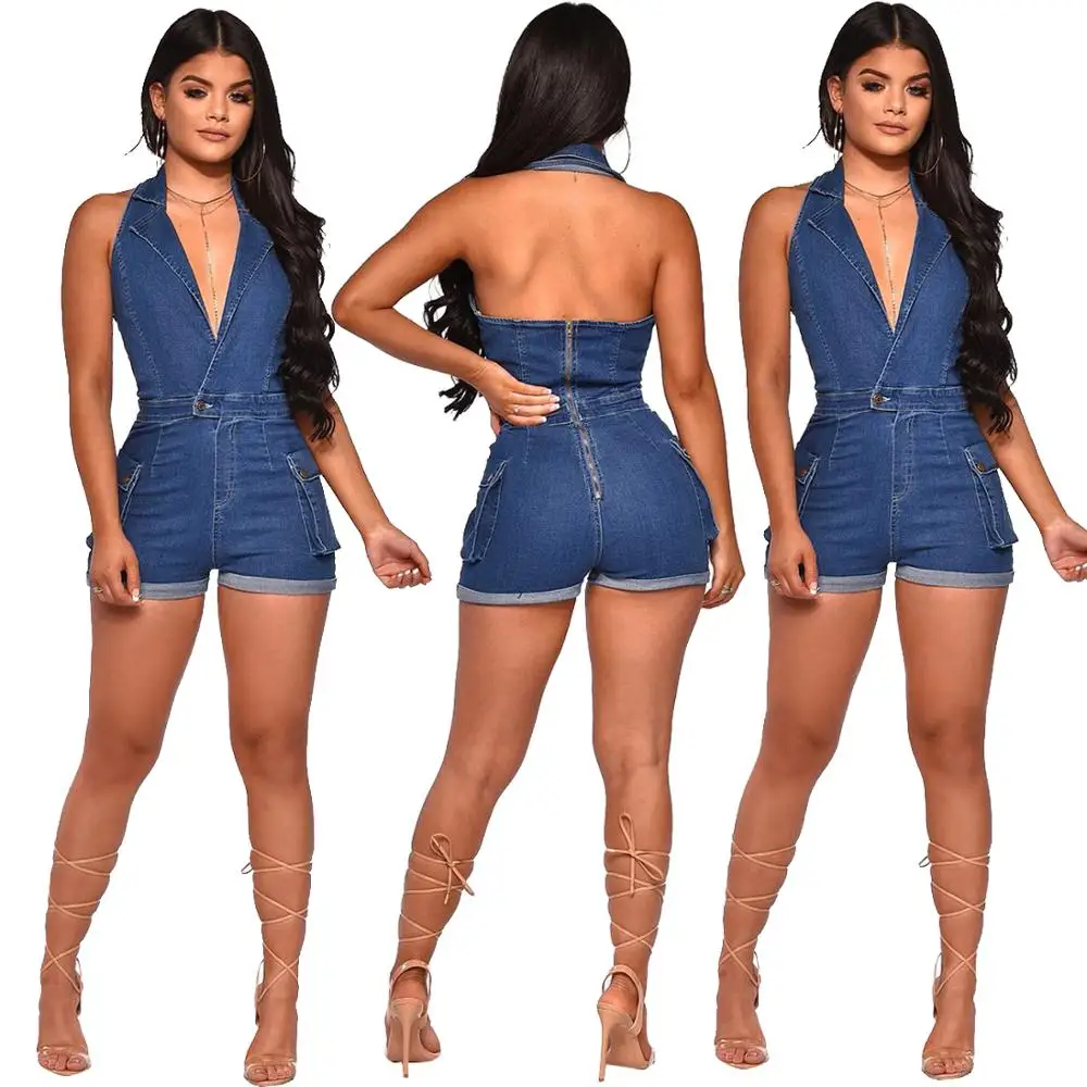 M21002 Newest deep V backless sexy denim summer jumpsuits ladies clothes women 2019 fashion
M21002 Newest deep V backless sexy denim summer jumpsuits ladies clothes women 2019 fashion