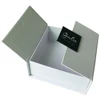 Luxury custom square white cardboard gift box with lids and high gloss white cardboard boxes packaging
