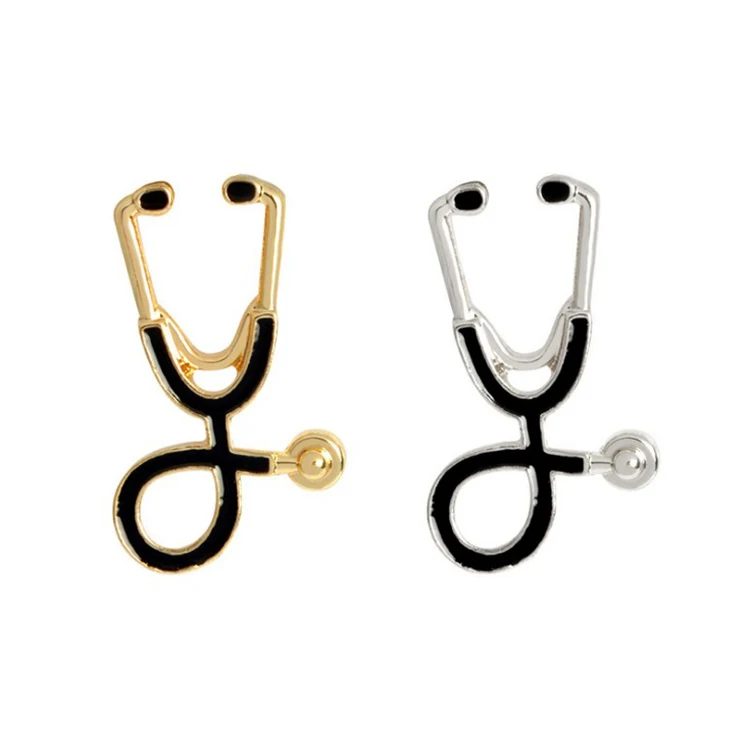 Hot Selling Cartoon Creative Doctor Stethoscope Design Women Brooch Wholesale Jewelry, Black
Hot Selling Cartoon Creative Doctor Stethoscope Design Women Brooch Wholesale Jewelry, Black
