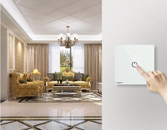 Highly Recommended 1 Gang Alexa Enabled Smartphone Control Zigbee Wall Switch - ANKUX.COM