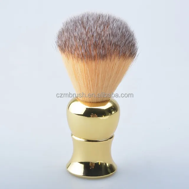 golden shaving brush