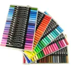 Dual Tip Brush Pens Fineliner Tip Highlighters brush pens watercolor markers