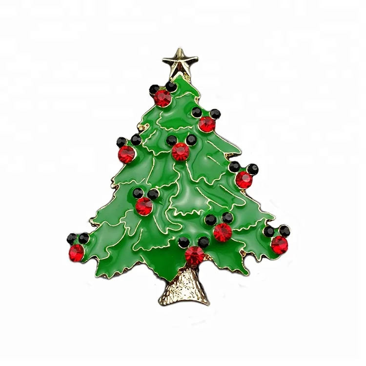 Crystal Rhinestone Christmas Tree Brooch Pin, Green
Crystal Rhinestone Christmas Tree Brooch Pin, Green