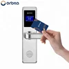 Orbita new popular luxury hotel choice LCD screen card encoder mortis lock electric rfid door lock