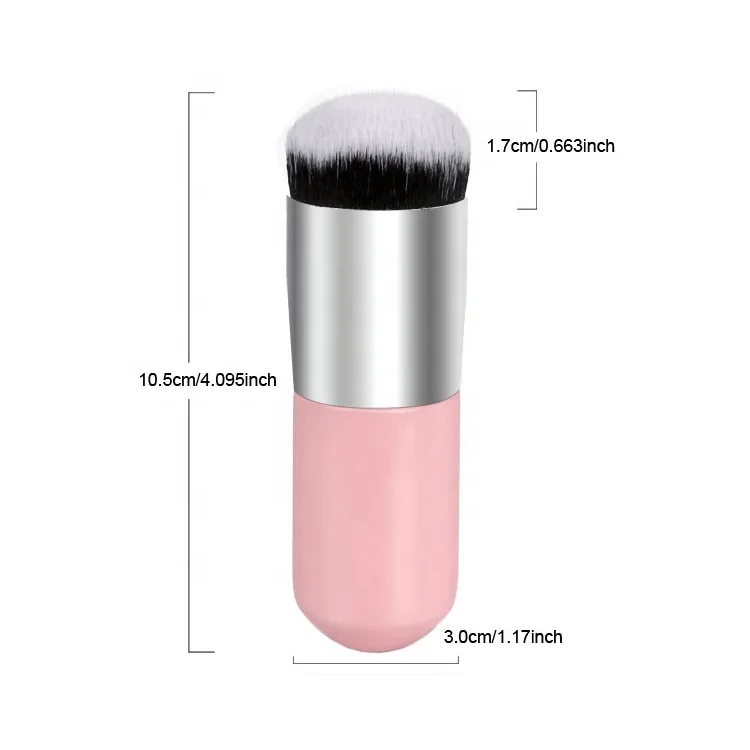 Fashionable single kabuki contour loose powder cosmetic brush foundation brush