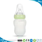 Silicone Baby Feeding Bottle With Spoon Oem Producer
