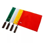 Wholesale Checkered Flag Soccer Training Coach Hand Flag Polyester 100%
