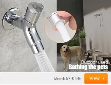 High Quality Water Faucet Parts Water Stop Automatically Chrome