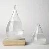 European Glass Creative Stylish Desktop Drops Storm Class Crafts Water Shape Weatherstorm Forecast Bottle Barometer