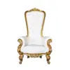Cheap Wedding Gold Royal King Throne Chair For Queen Wholesale