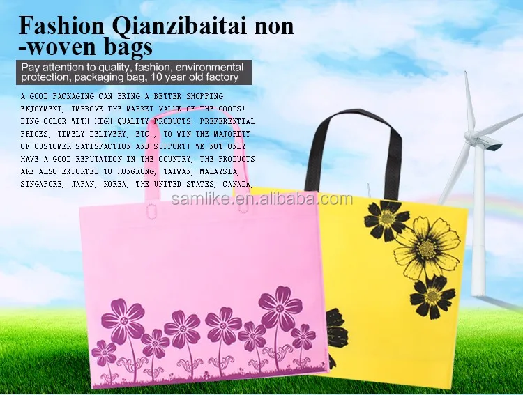 factory direct bag shopping non woven cloth gift