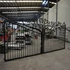 Wrought Iron Gate/High-quality New Design Small Iron Gate/Single Gate For Home