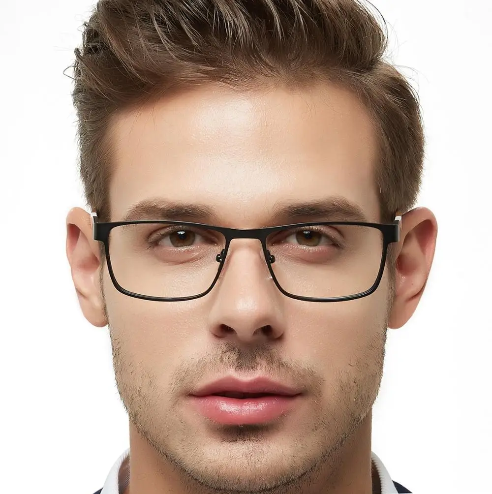 Итальянские металлические очки Топы оптическая рамка для мужчин