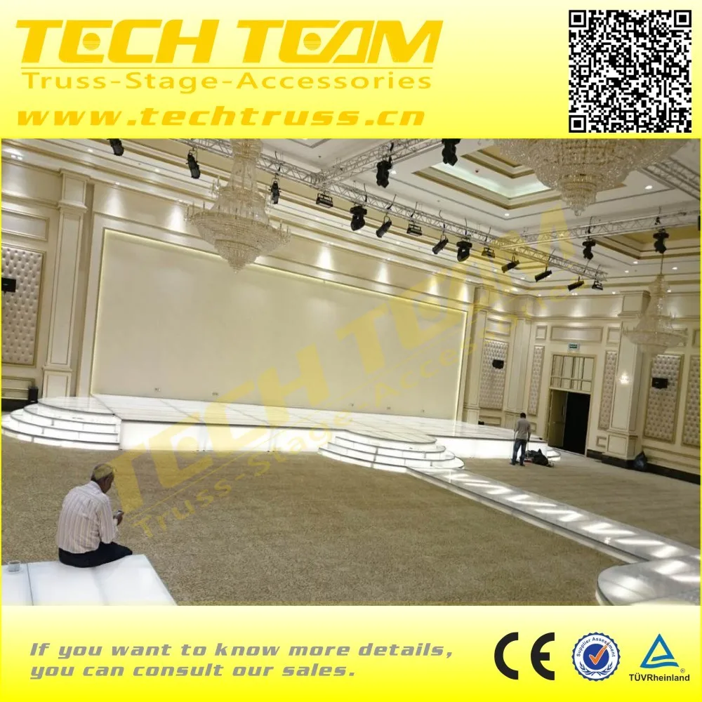 acrylic platform stage