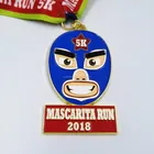 super quality soft enamel medallion with small MOQ / custom running medals