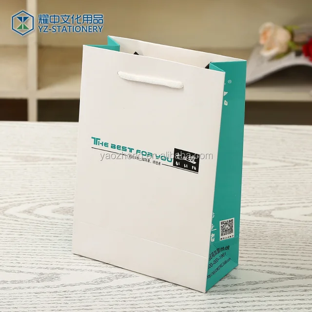 factory premium quality custom printed elegant paper gift bags