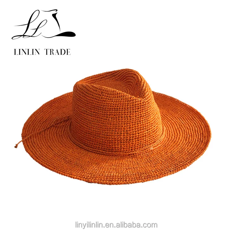 wholesale paper straw hats for man cowboy sun lady custom straw