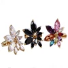 11827 xuping fashion jewelry 14k gold luxury big stone women fancy rings, flower gold design women finger ring