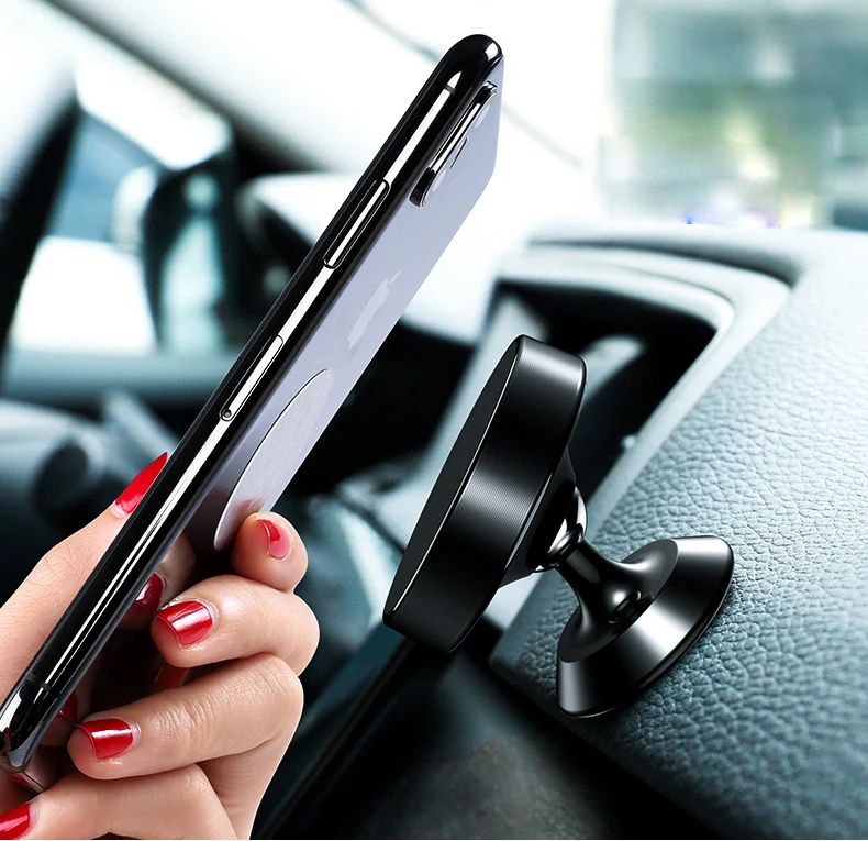 2019 new arrivals 360 degree rotation mobile magnetic car mount phone holder, Black/silver
2019 new arrivals 360 degree rotation mobile magnetic car mount phone holder, Black/silver