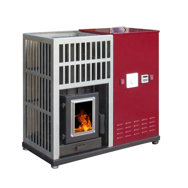 Japanese Small 7KW Cast Iron Wood Pellet Stove For Sale