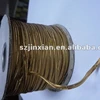 3mm Gold Flat Metallic Elastic Cord