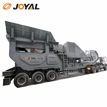 Joyal CE ISO Approved Mining Industry Widely used Portable Rock Crusher mobile crushing plant