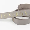Fashion cheap custom gold silver foil printed grosgrain ribbon