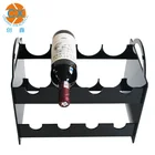 High Quality Fashion Holders Black Eco-Friendly Acrylic Wine Bottle Rack