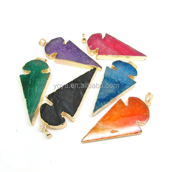 JF6571 Wholesale multicolor agate arrowhead pendant,natural stone pendants for necklace making
JF6571 Wholesale multicolor agate arrowhead pendant,natural stone pendants for necklace making