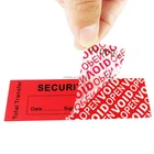 Custom Logo Tamper Evident VOID Sticker Security Seal Labels