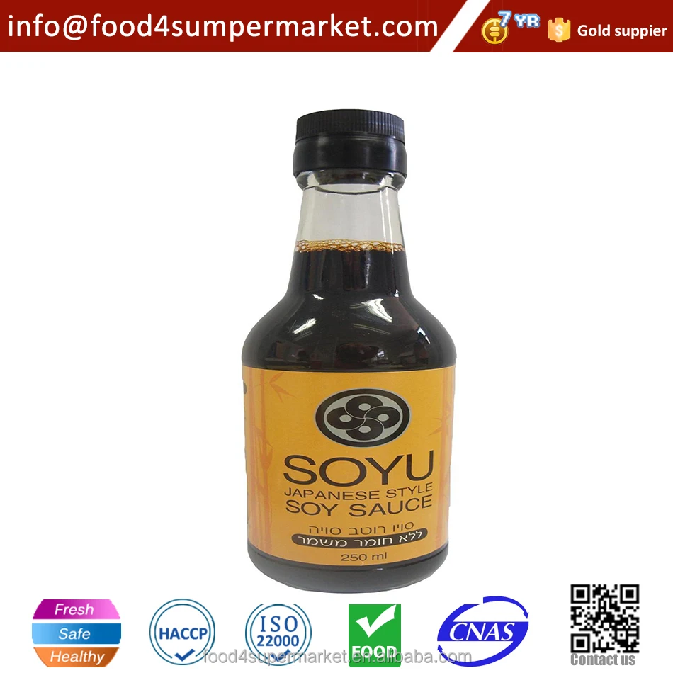 250ml Mushroom soy sauce in glass bottle