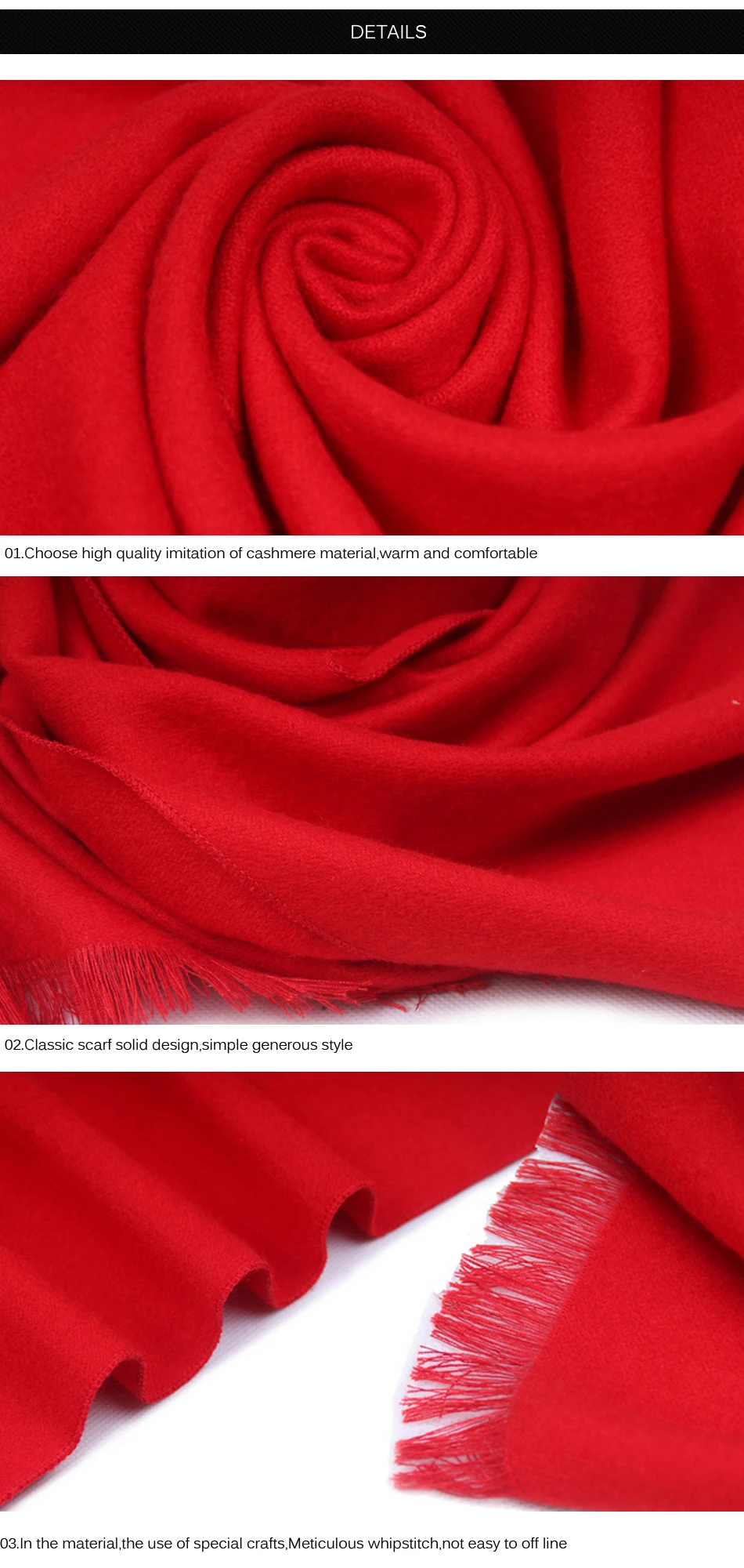 mens red scarf FS European Solid Color Men Red Scarf Brand Designer Style Wool Soft Cashmere Scarves Cachecol Masculino Inverno Winter Shawls mens red scarf