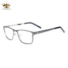 New model custom vintage style slim unisex metal optical eye glasses frame