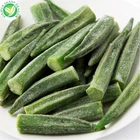 IQF Exporting wholesale prices import bulk organic whole frozen vegetable okra