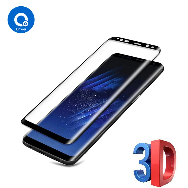 

2019 High definition 9h full cover 3d curved tempered glass for samsung galaxy note 8 screen protector