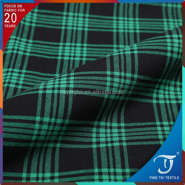 charm color regular plaid pattern 100%cotton yarn dyed tartan