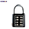 NEWMAN CP8030 Security Luggage Suitcase 4 Digit Button Combination Lock, Travel Combination Padlock