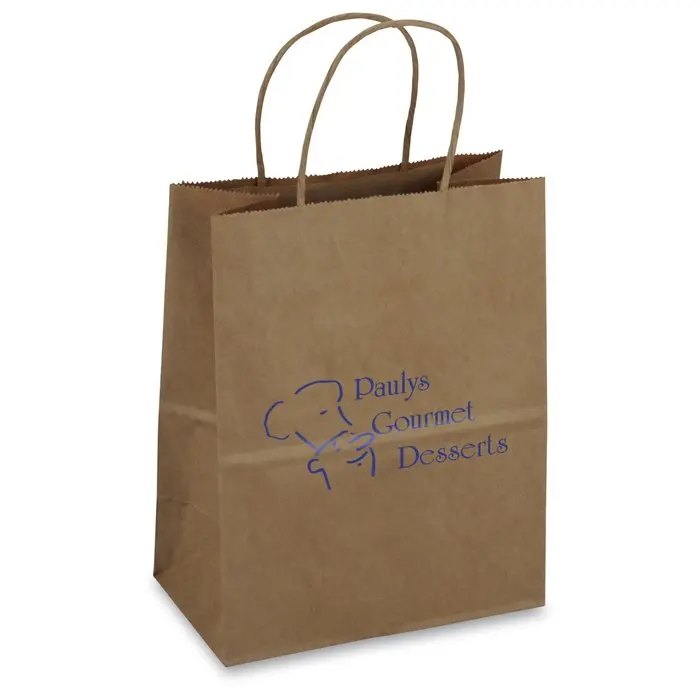 wholsale recycle craft brown paper kraft bag for packaging