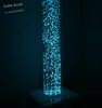 Customized Bubble Water Wall Colorful Lamp for Living Room & Bedroom & Office with Plastic Fish (100cm Length 10cm Diametert)
