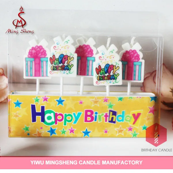 promotion 5pcs gift unusual birthday candle kids