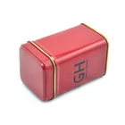 44x44x73Hmm standard size red square coffee bean tin box set