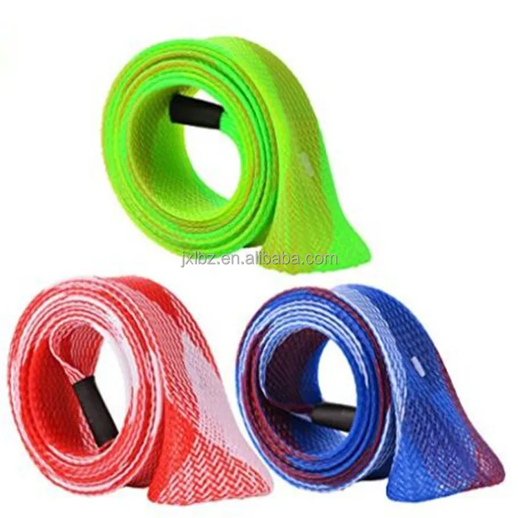 

Expandable Braided Fishing Rod Sleeve Pole Fishing Tools Spinning Casting Rod Cover Protector Jacket Socks, Multi-color