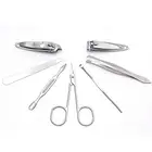 Nail Clippers Cuticle Nipper Pusher Manicure Set and Teamkio Professional Nail Polish Remover Tool Gel Nail Art Kit