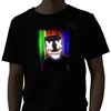 hot selling Factory supply El flash Programmable led t shirt