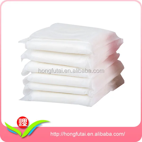 super breathable natural cotton day use women sanitary napkin